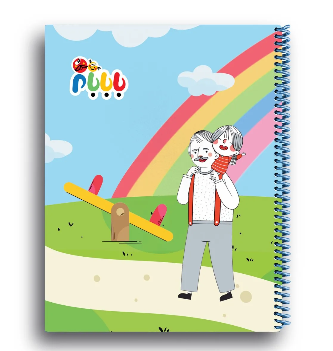 دفتر خطدار 100 برگ بابابام