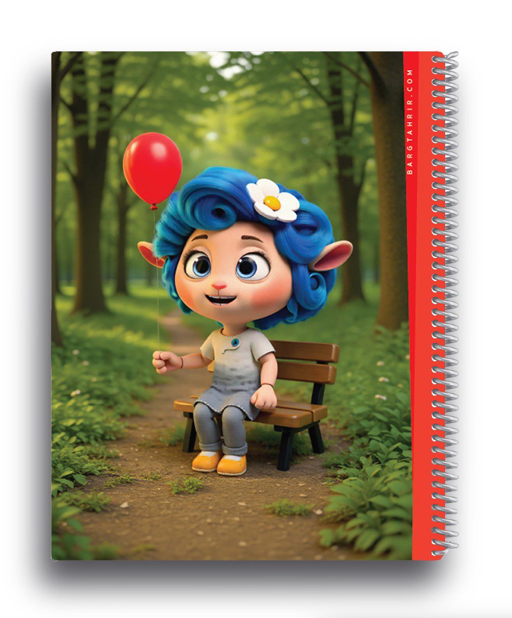 دفتر خطدار 80 برگ ببعی